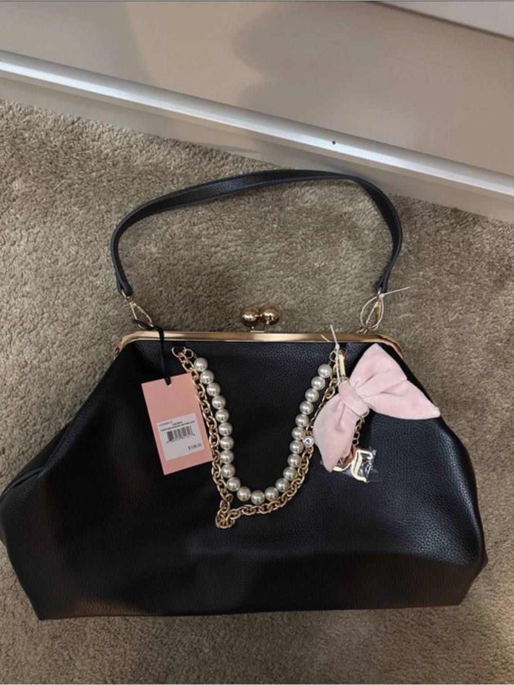 NWT Juicy Couture Kisslock Frame Bag